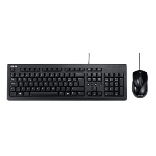 Wireless Keyboard and Mouse Set Asus Keyboard Color black ASUS U2000A 90-XB1000KM001T0