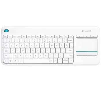 Wireless Keyboard and Mouse Set Logitech WirelessTouch K400 Plus White 920-007142