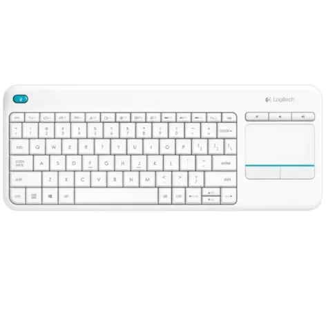 Wireless Keyboard and Mouse Set Logitech WirelessTouch K400 Plus White 920-007142