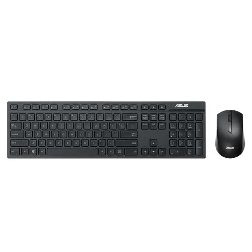 Wireless Keyboard and Mouse Set Asus W2500 90XB0440-BKM0F0 Color:black