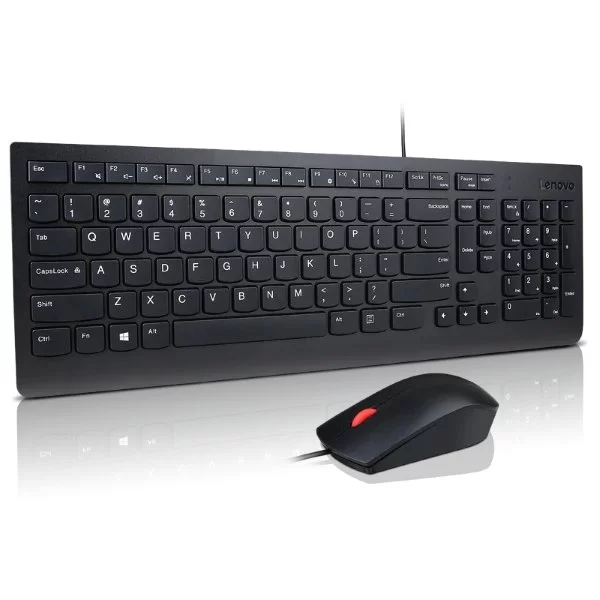 Проводная Клавиатура и Мышь Lenovo Essential Wired Combo Keyboard and Mouse 4X31R64417 Цвет:чёрный