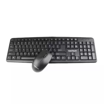 סט מקלדת ועכבר חוטי Gold Touch Combo KYM300 צבע שחור סט מקלדת ועכבר חוטי Gold Touch Combo KYM300 צבע שחור