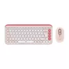 Wireless Keyboard and Mice Sets Logitech POP ICON COMBO pink 920-013142