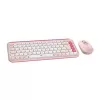 Wireless Keyboard and Mice Sets Logitech POP ICON COMBO pink 920-013142