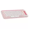 Wireless Keyboard and Mice Sets Logitech POP ICON COMBO pink 920-013142