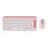 Wireless Keyboard and Mice Sets Logitech POP ICON COMBO pink 920-013142