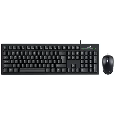 Wired Keyboard and Mouse Set Genius KM-100SE 31330009409
