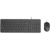 Комплект Беспроводной Клавиатуры и Мыши Проводная Клавиатура и Мышь HP 150 240J7AA#ABT Цвет:чёрный Комплект Беспроводной Клавиатуры и Мыши Проводная Клавиатура и Мышь HP 150 240J7AA#ABT Цвет:чёрный