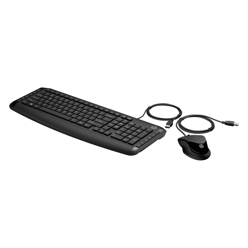 Wired Keyboard and Mouse Set HP Pavilion Keyboard and Mouse 200 9DF28AA Color:black Wired Keyboard and Mouse Set HP Pavilion Keyboard and Mouse 200 9DF28AA Color:black