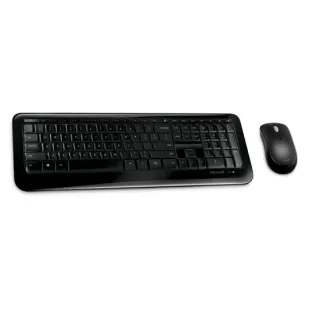 Wireless Keyboard and Mouse Set Microsoft Wireless Desktop 850 arabic Color:black