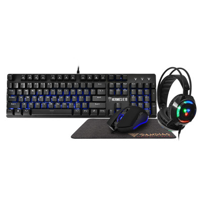 חבילת גיימינג Gamdias HERMES E1B GAMING COMBO HGK1020 צבע שחור.. חבילת גיימינג Gamdias HERMES E1B GAMING COMBO HGK1020 צבע שחור..