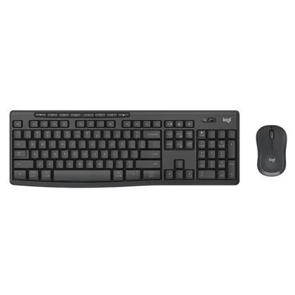 Wireless Keyboard and Mouse Set Logitech MK370 Combo for Business 920-011887 Color:black