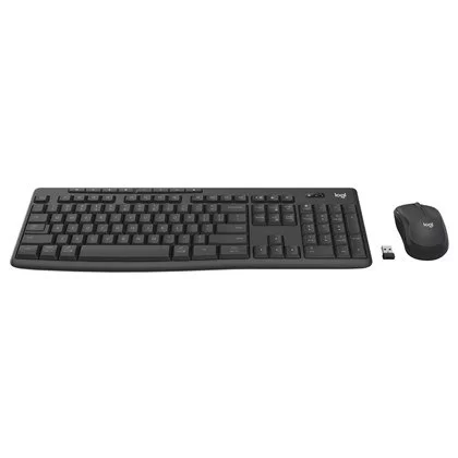 Wireless Keyboard and Mouse Set Logitech MK370 Combo for Business 920-011887 Color:black