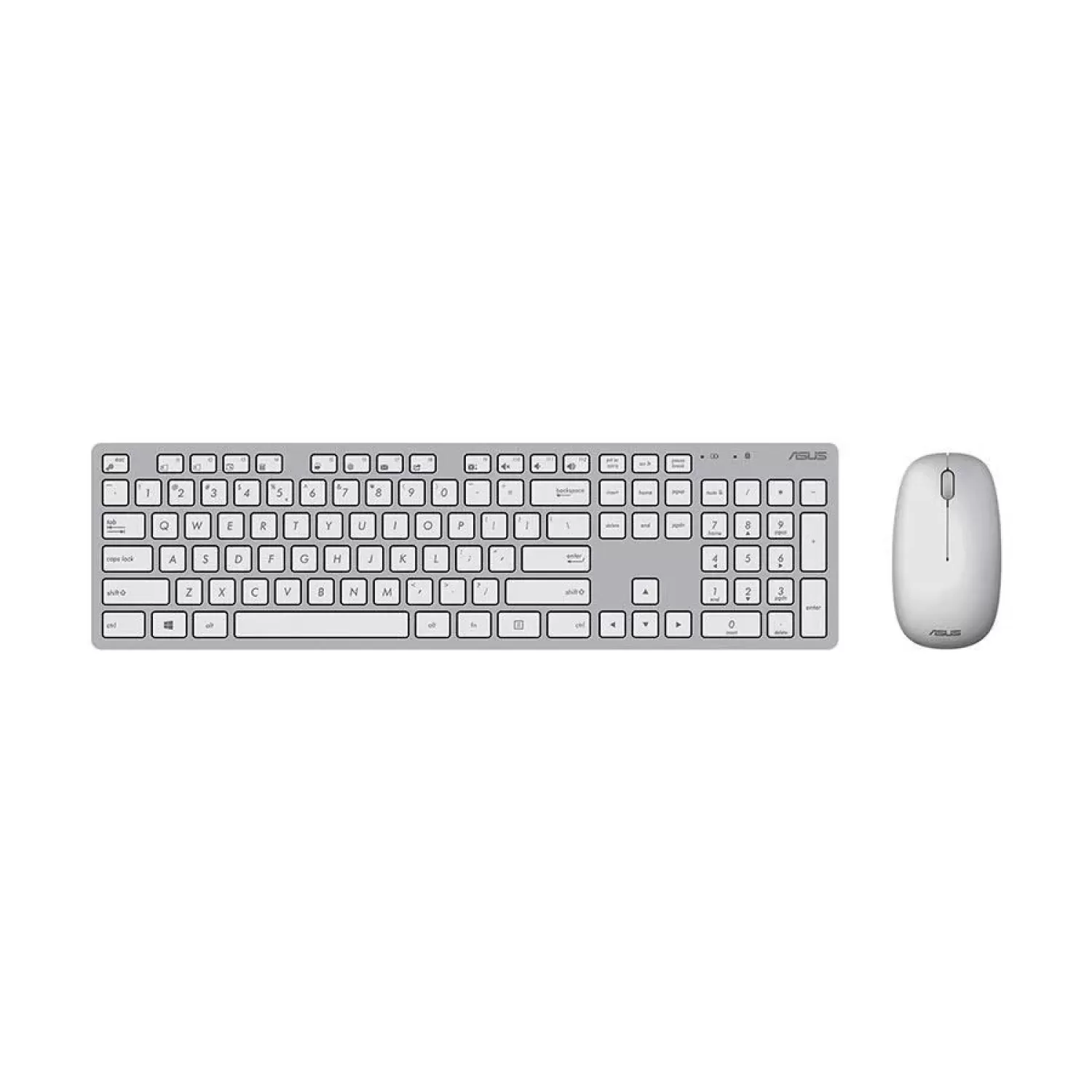 Wireless Keyboard and Mouse Set Asus W5000 Copilot white W5000 KEYBOARD+MOUSE/WH/COPILOT