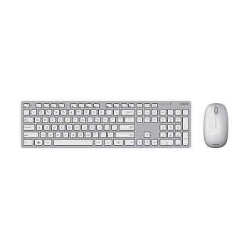 Wireless Keyboard and Mouse Set Asus W5000 Copilot white W5000