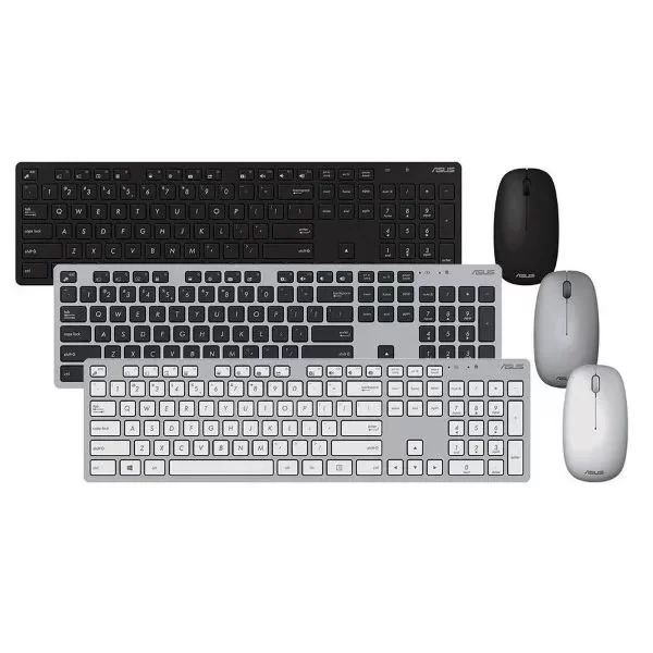 Комплект Беспроводной Клавиатуры и Мыши Asus W5000 Wireless Keyboard and Mouse black W5000 KEYBOARD+MOUSE/BK/IL