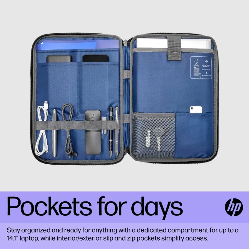 תיק למחשב נייד HP Renew Executive Laptop Sleeve 14.1 6B8Y3AA מצב:מחודש