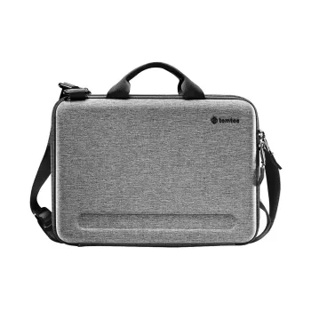 TomToc 16" FancyCase A25 Laptop Shoulder Bag Gray A25-E01G Color:gray