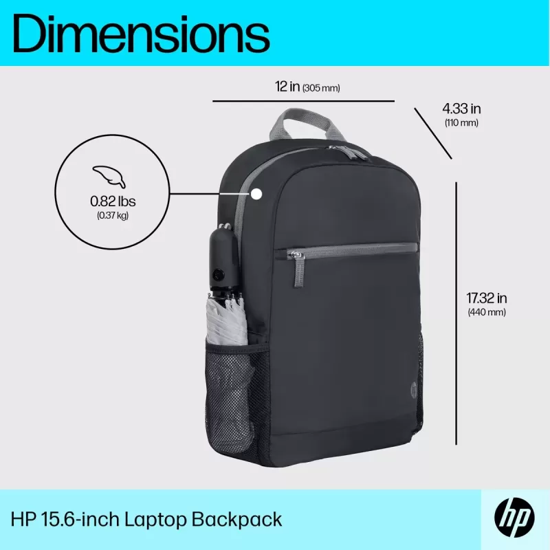 תיק גב למחשב נייד HP Laptop Backpack 15.6 9W0Z7AA תיק גב למחשב נייד HP Laptop Backpack 15.6 9W0Z7AA
