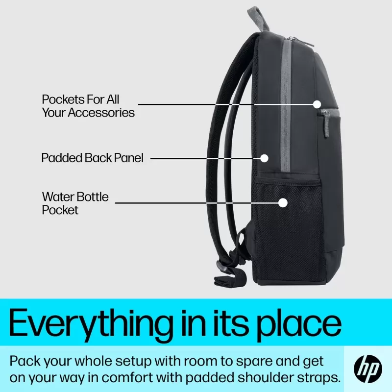 תיק גב למחשב נייד HP Laptop Backpack 15.6 9W0Z7AA תיק גב למחשב נייד HP Laptop Backpack 15.6 9W0Z7AA