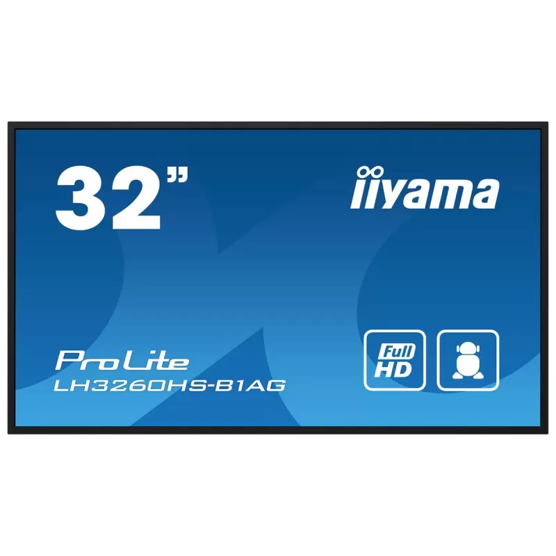 Цифровой рекламный экран IIYAMA LH3260HS-B1AG 32" ProLite VA FHD 60Hz 8ms Android 24/7 LH3260HS-B1AG