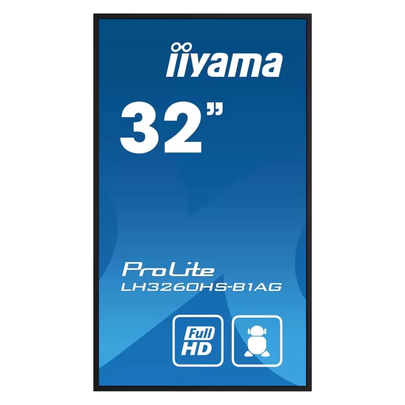 Цифровой рекламный экран IIYAMA LH3260HS-B1AG 32" ProLite VA FHD 60Hz 8ms Android 24/7 LH3260HS-B1AG
