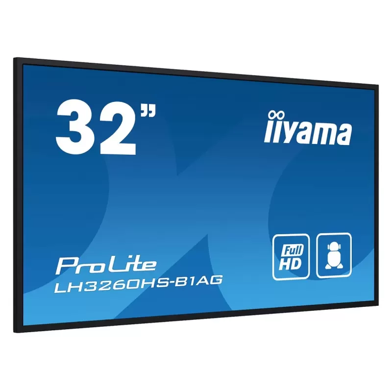 Цифровой рекламный экран IIYAMA LH3260HS-B1AG 32" ProLite VA FHD 60Hz 8ms Android 24/7 LH3260HS-B1AG