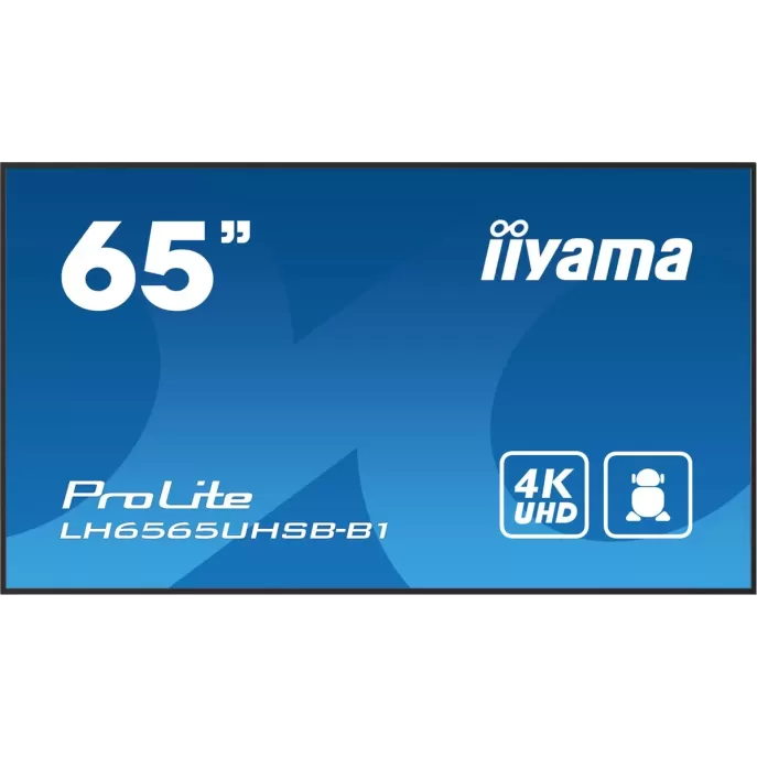 Дисплей для вывесок IIYAMA 65" ProLite IPS 4K Android 24/7 LH6565UHSB-B1