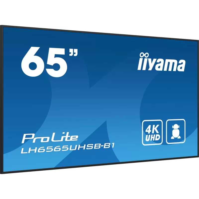Дисплей для вывесок IIYAMA 65" ProLite IPS 4K Android 24/7 LH6565UHSB-B1