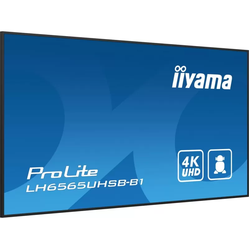 Дисплей для вывесок IIYAMA 65" ProLite IPS 4K Android 24/7 LH6565UHSB-B1