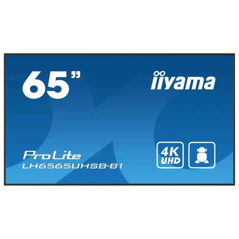 Дисплей для вывесок IIYAMA 65" ProLite IPS 4K Android 24/7 LH6565UHSB-B1