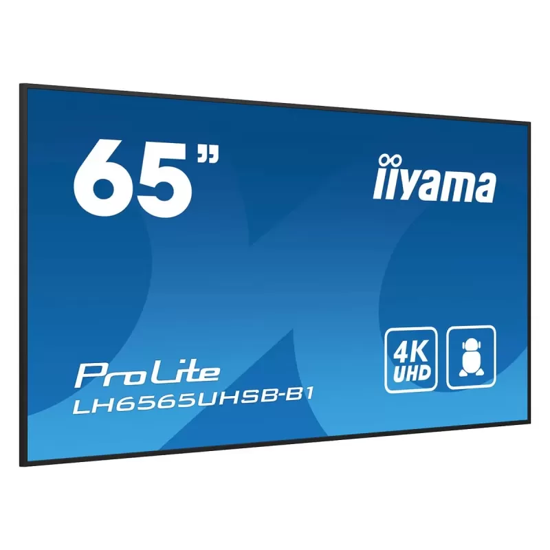 Дисплей для вывесок IIYAMA 65" ProLite IPS 4K Android 24/7 LH6565UHSB-B1