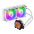 הזמנה מוקדמת (צפי 64 יום): קירור נוזלי Cooler Master MASTERLIQUID 240L CORE ARGB לבן 240mm