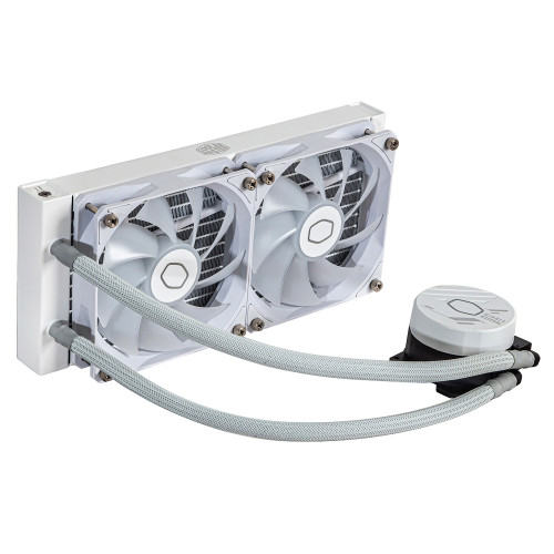 הזמנה מוקדמת (צפי 64 יום): קירור נוזלי Cooler Master MASTERLIQUID 240L CORE ARGB לבן 240mm