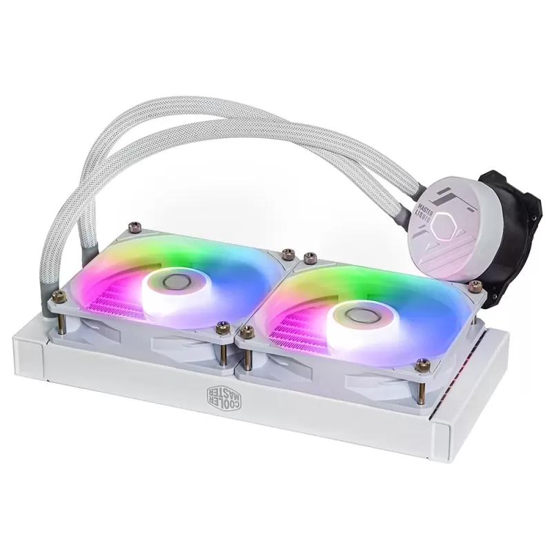 Liquid cooling Cooler Master MASTERLIQUID 240L CORE ARGB white 240mm Liquid cooling Cooler Master MASTERLIQUID 240L CORE ARGB white 240mm