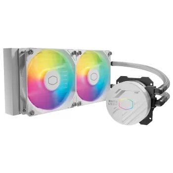 קירור נוזלי Cooler Master MASTERLIQUID 240L CORE ARGB לבן 240mm קירור נוזלי Cooler Master MASTERLIQUID 240L CORE ARGB לבן 240mm