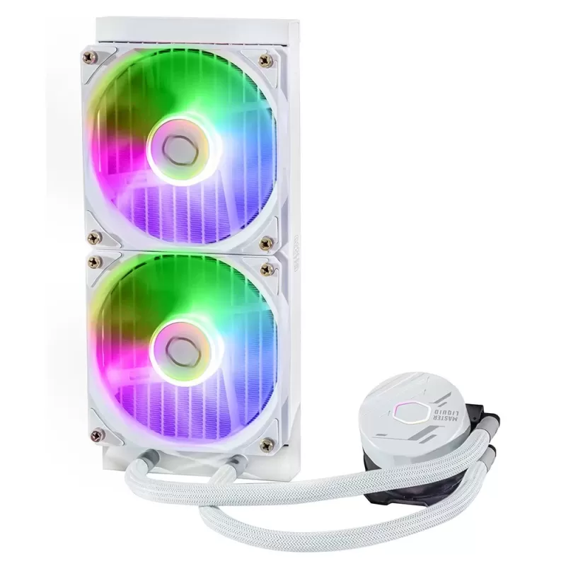 Liquid cooling Cooler Master MASTERLIQUID 240L CORE ARGB white 240mm Liquid cooling Cooler Master MASTERLIQUID 240L CORE ARGB white 240mm