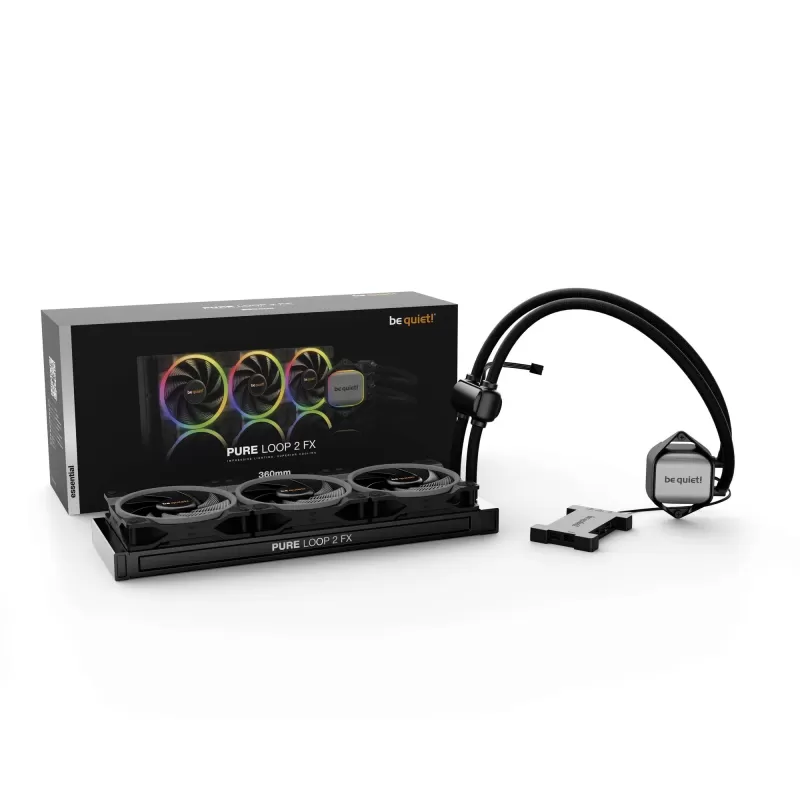 קירור נוזלי be quiet! PURE LOOP 2 FX 360mm צבע שחור