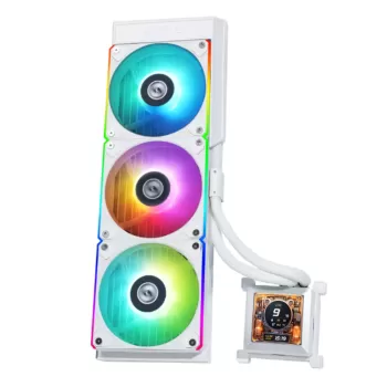 קירור נוזלי LIAN-LI HydroShift LCD 360R לבן