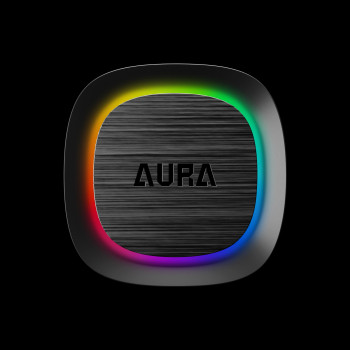 קירור נוזלי Gamdias AURA GL360 V2 360mm צבע שחור..