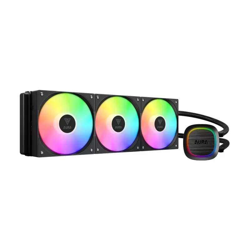 קירור נוזלי Gamdias AURA GL360 V2 360mm צבע שחור קירור נוזלי Gamdias AURA GL360 V2 360mm צבע שחור