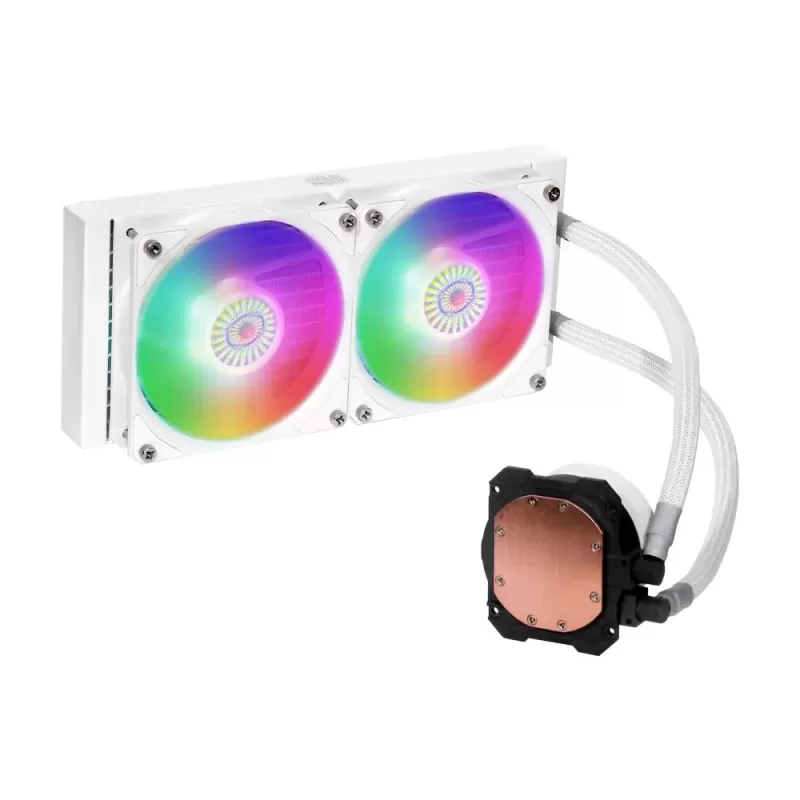קירור נוזלי Cooler Master MASTERLIQUID ML240L ARGB V2 לבן 240mm