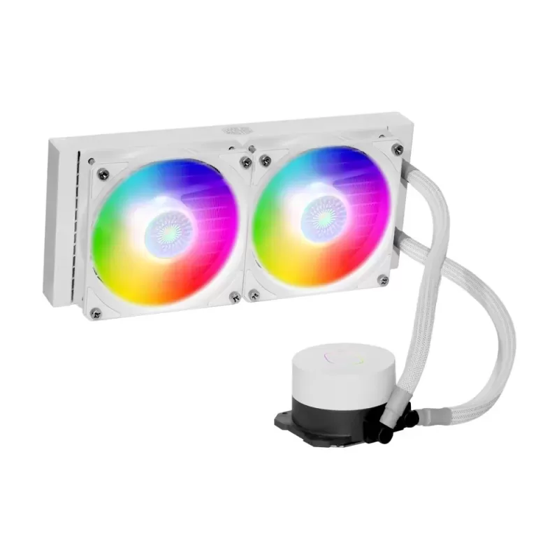 קירור נוזלי Cooler Master MASTERLIQUID ML240L ARGB V2 לבן 240mm