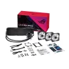 קירור נוזלי Asus ROG STRIX LC II 360 ARGB 360mm צבע שחור