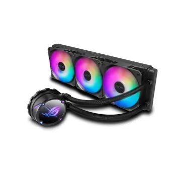 קירור נוזלי Asus ROG STRIX LC II 360 ARGB 360mm צבע שחור