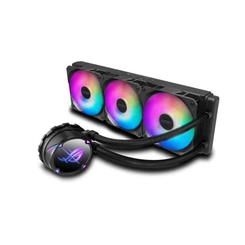 קירור נוזלי Asus ROG STRIX LC II 360 ARGB 360mm צבע שחור