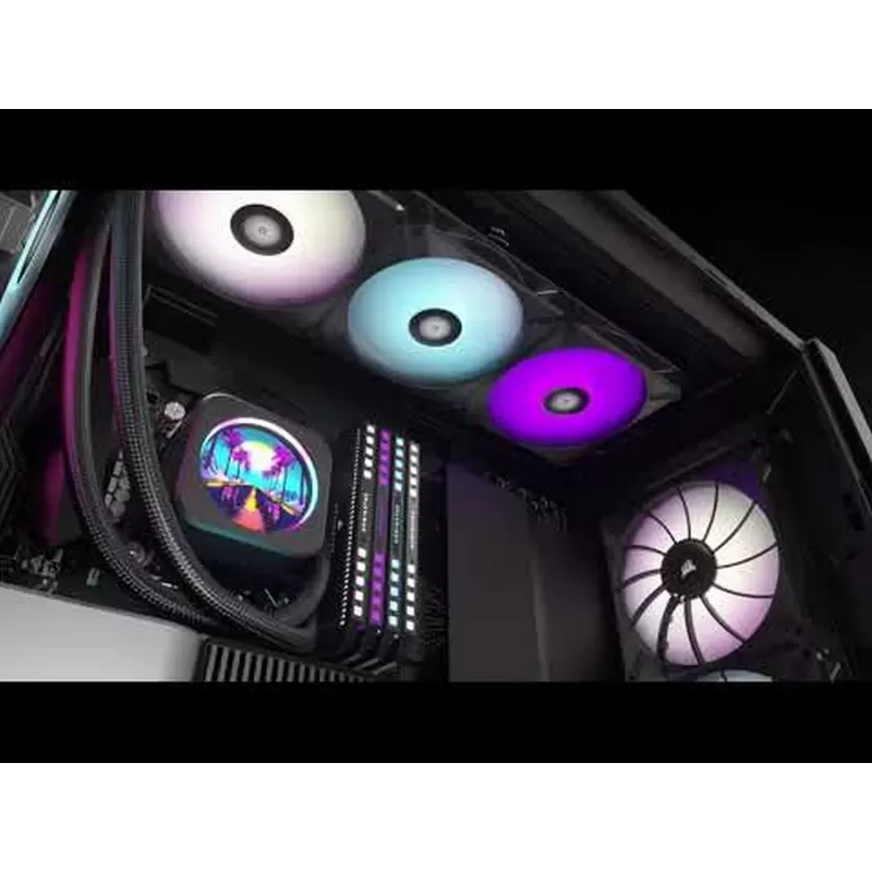קירור נוזלי Corsair iCUE LINK H100i RGB - לבן 240mm קירור נוזלי Corsair iCUE LINK H100i RGB - לבן 240mm