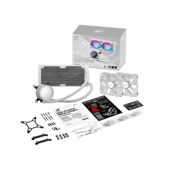 Liquid cooling Asus ROG RYUO III 240 ARGB WHITE EDITION 240mm Color:white Liquid cooling Asus ROG RYUO III 240 ARGB WHITE EDITION 240mm Color:white