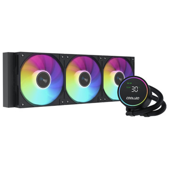קירור נוזלי Coolleo ICE FAIRY DIG 360 LITE BK שחור