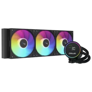 Жидкостное охлаждение Coolleo ICE FAIRY DIG 360 LITE BK black